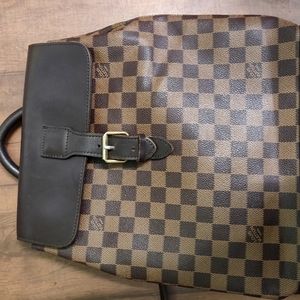 Lv ebene damier soho backpack